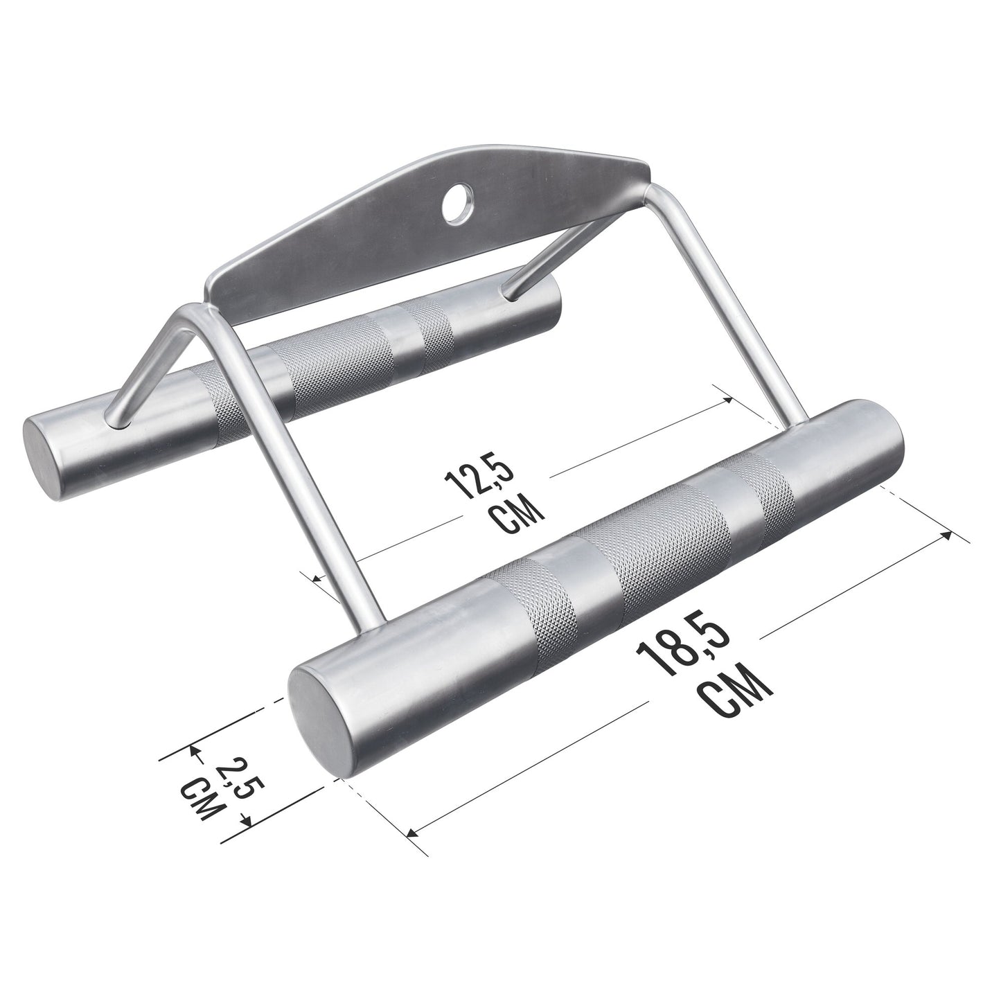 Close Grip Rowing Handle in Chrome
