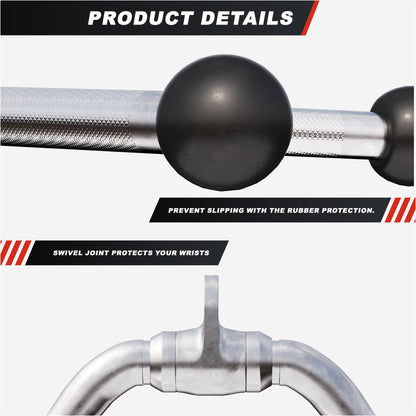 V-Bar Cable Attachment with Swivel Joint