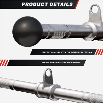 Biceps / Triceps Bar with Rubber Balls