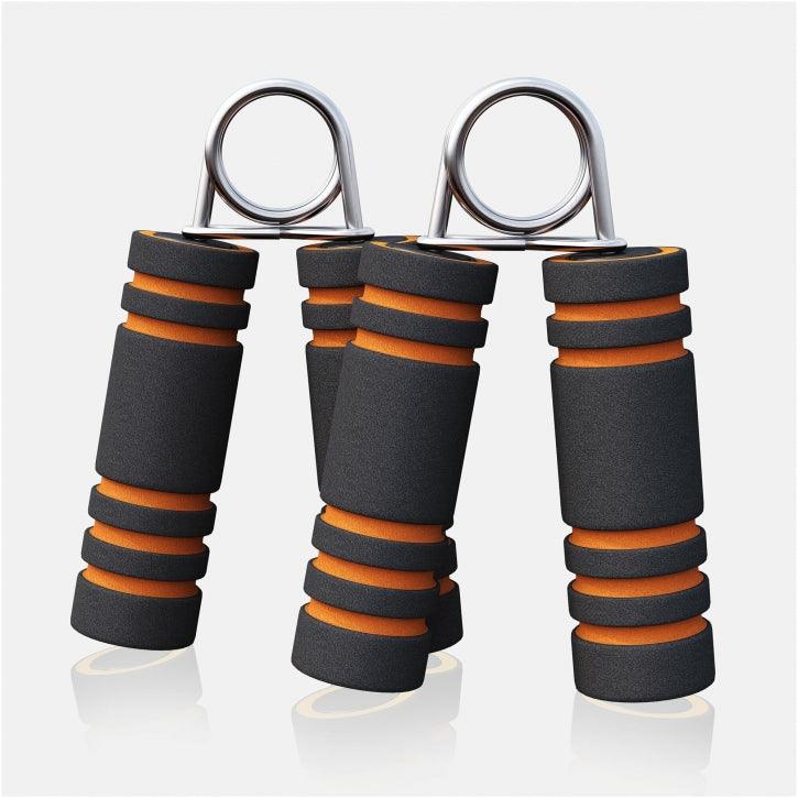 Hand Grips with Foam in Black/Orange
