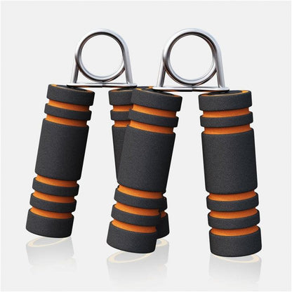 Hand Grips with Foam in Black/Orange
