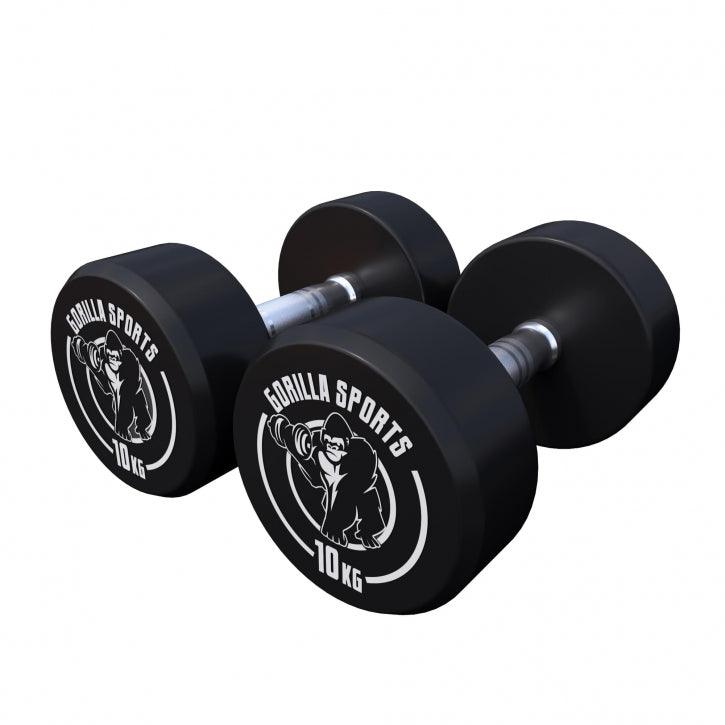 Rubber Dumbbell Set 2.5 - 27.5 kg or in Set