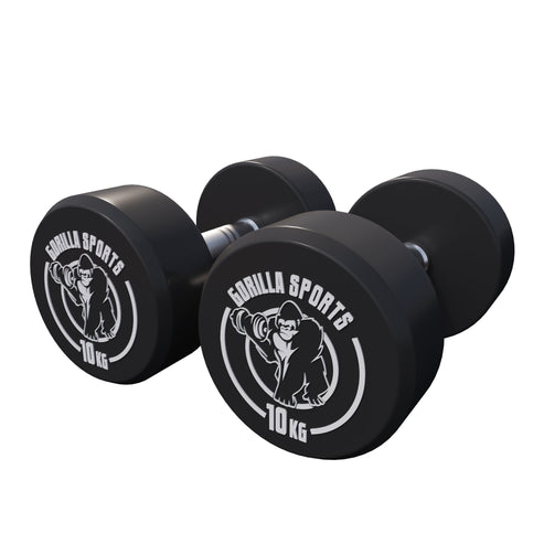 Rubber Dumbbell Set 2.5 - 27.5 kg or in Set