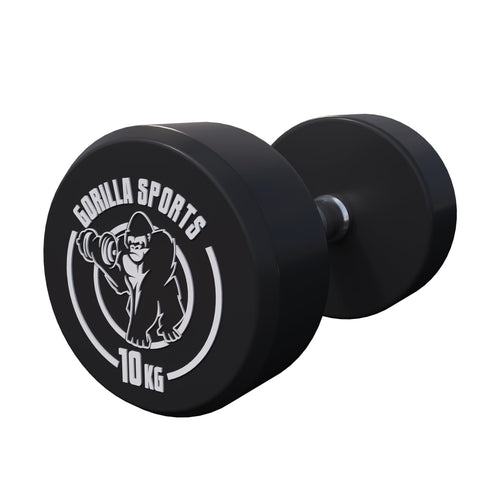 Rubber Dumbbell Set 2.5 - 27.5 kg or in Set