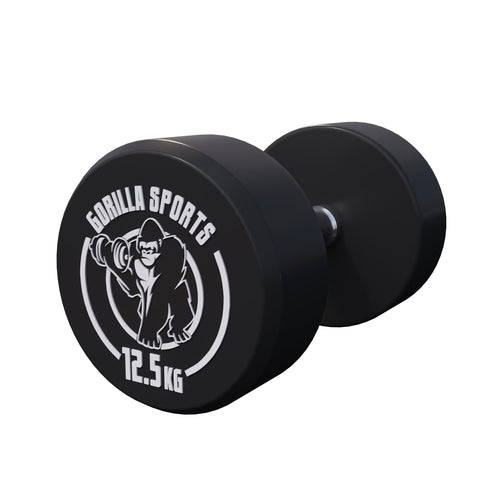 Rubber Dumbbell Set 2.5 - 27.5 kg or in Set