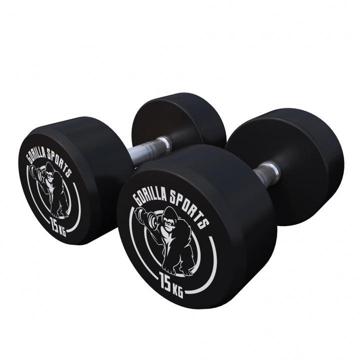 Rubber Dumbbell Set 2.5 - 27.5 kg or in Set