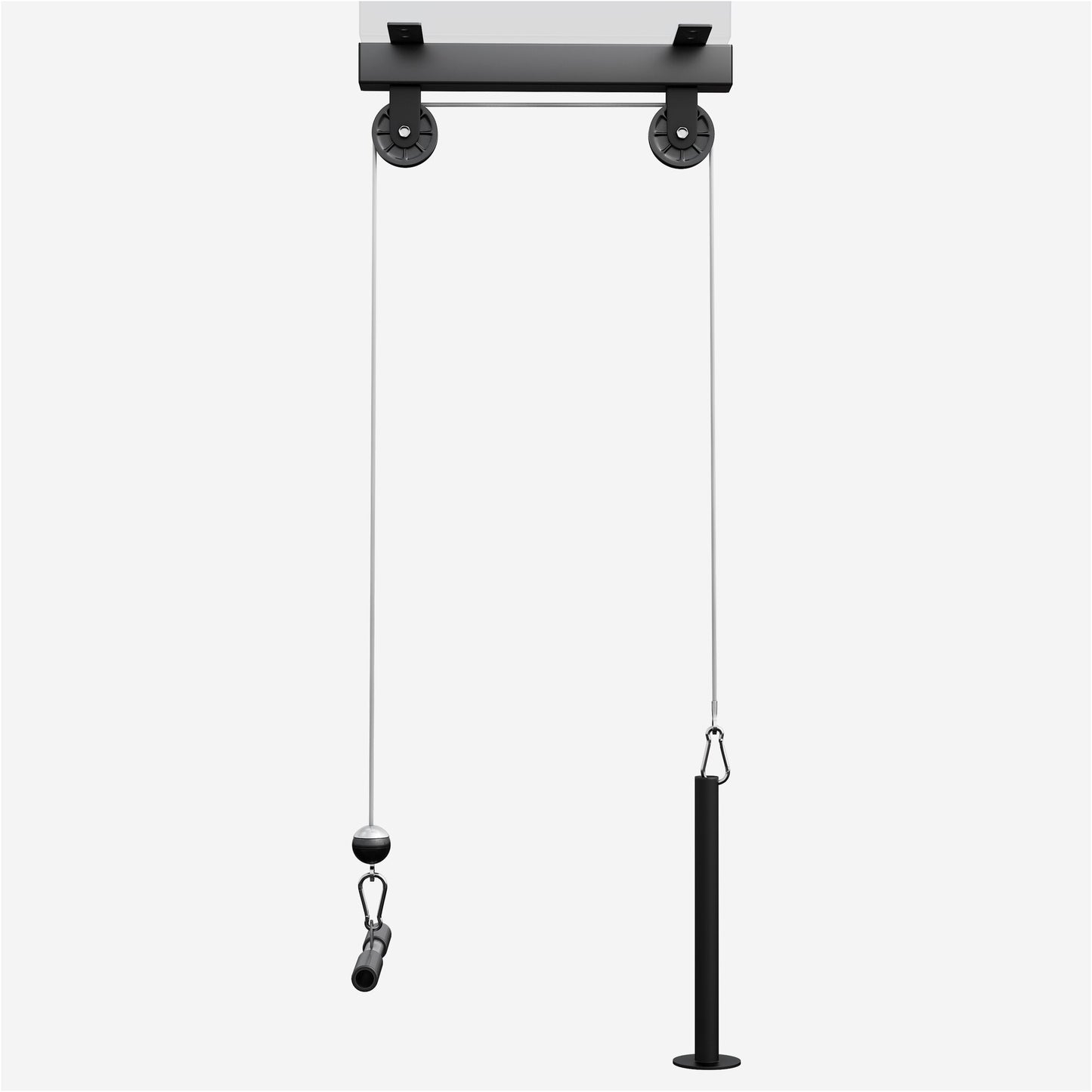 Ceiling Mounted Lat Pulldown Black