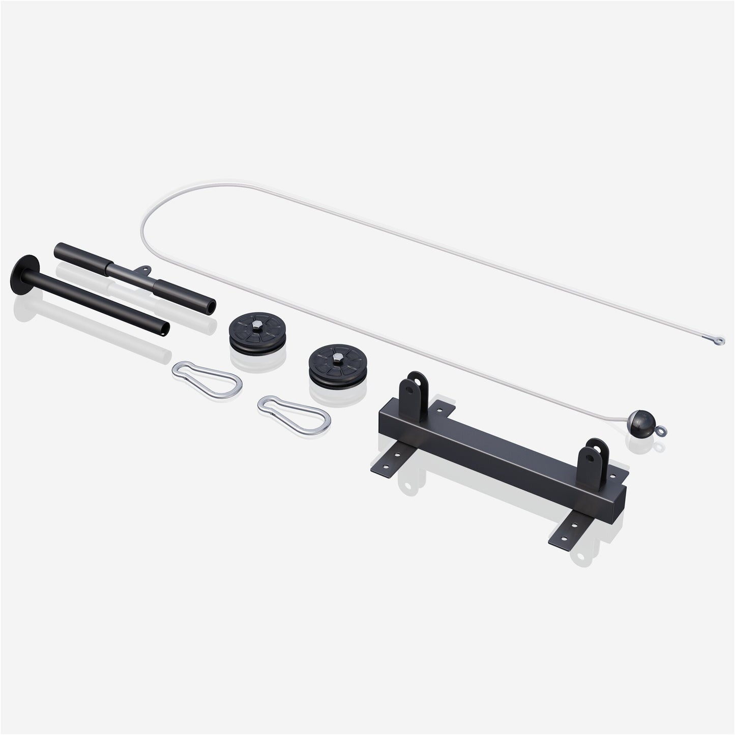 Ceiling Mounted Lat Pulldown Black