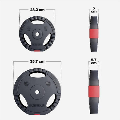 Tri-Grip Vinyl Weight Plate 30/31 mm