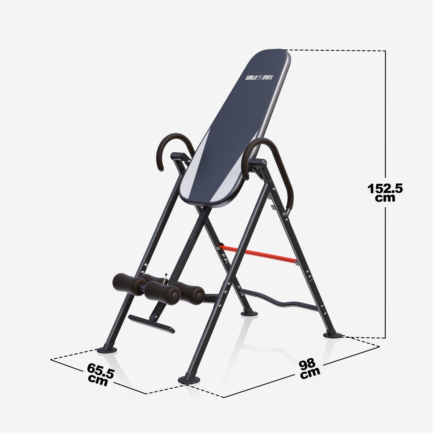 Gravity Inversion Table Black/Silver/Red