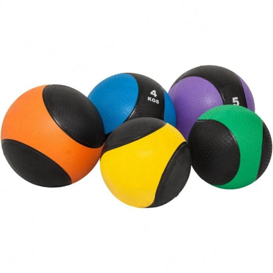 Rubber Medicine Ball 6/10 lb (2.7/4.5 kg)