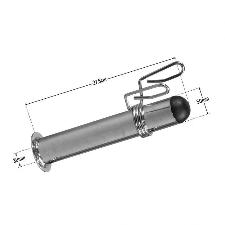 Olympic Adapter Sleeve in Chrome (30 mm to 50 mm)