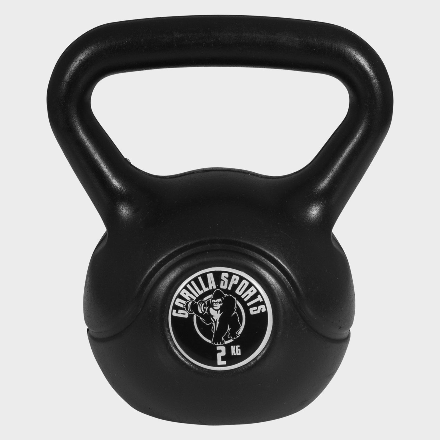 Plastic Coated Kettlebell 2-20 kg, Black