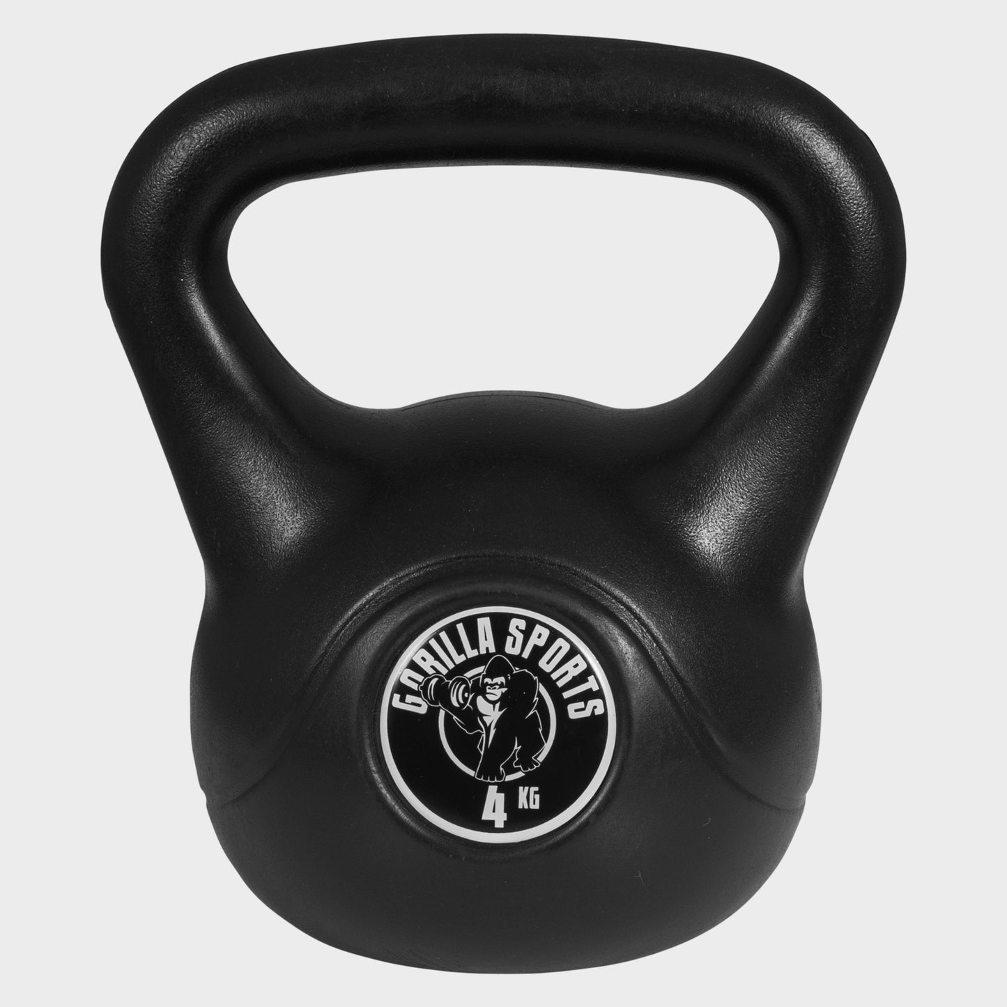 Plastic Coated Kettlebell 2-20 kg, Black