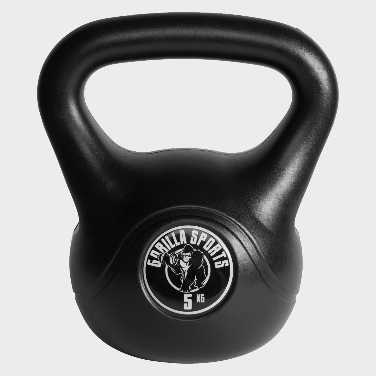Plastic Coated Kettlebell 2-20 kg, Black
