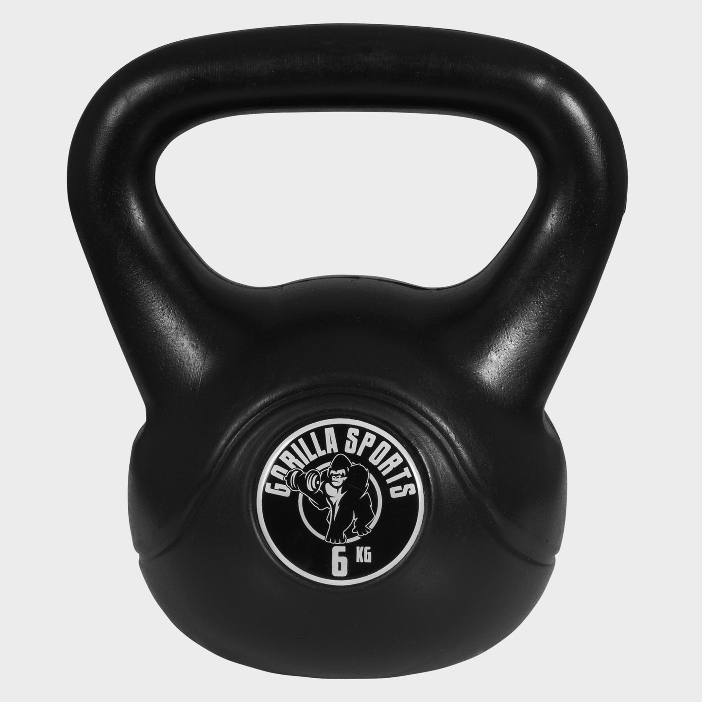 Plastic Coated Kettlebell 2-20 kg, Black