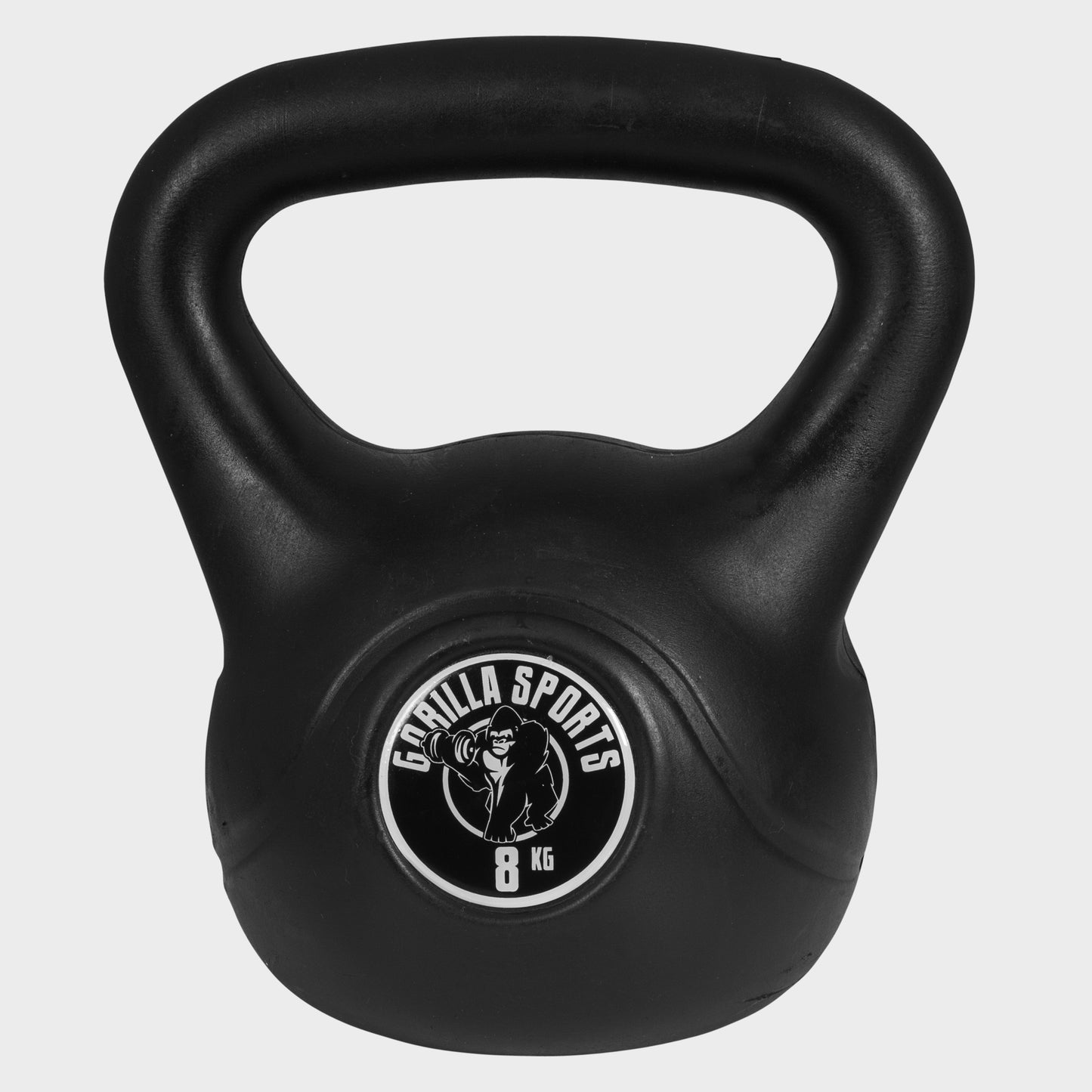 Plastic Coated Kettlebell 2-20 kg, Black