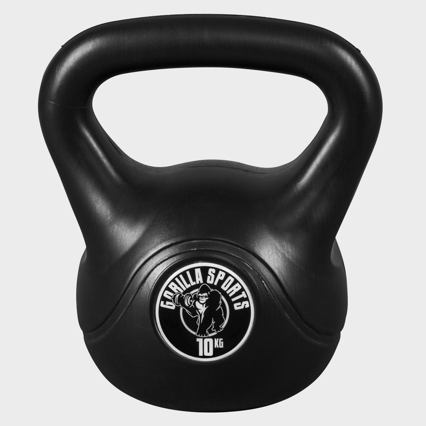 Plastic Coated Kettlebell 2-20 kg, Black