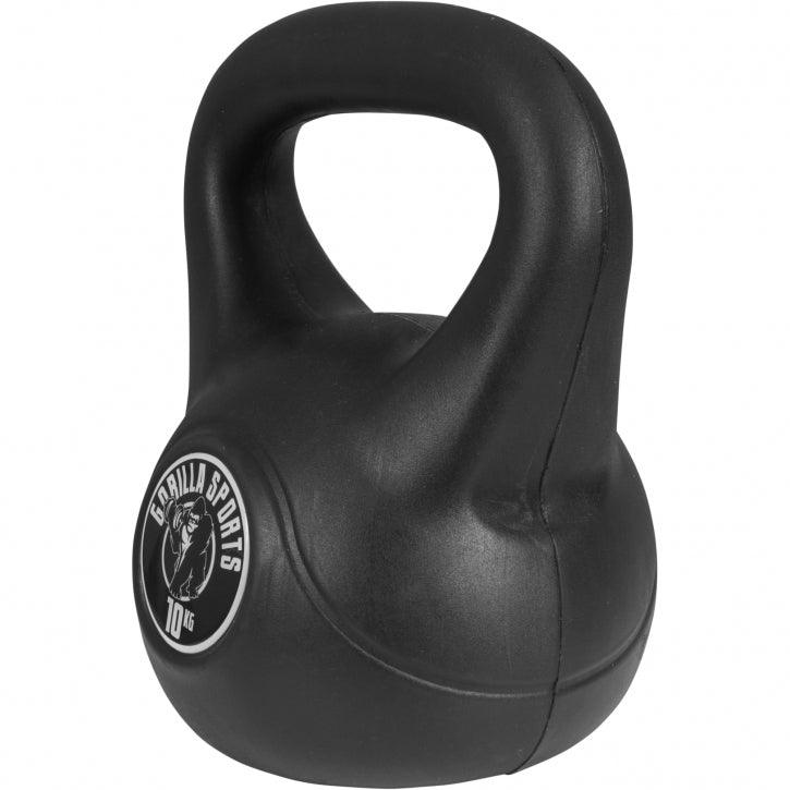 Plastic Coated Kettlebell 2-20 kg, Black
