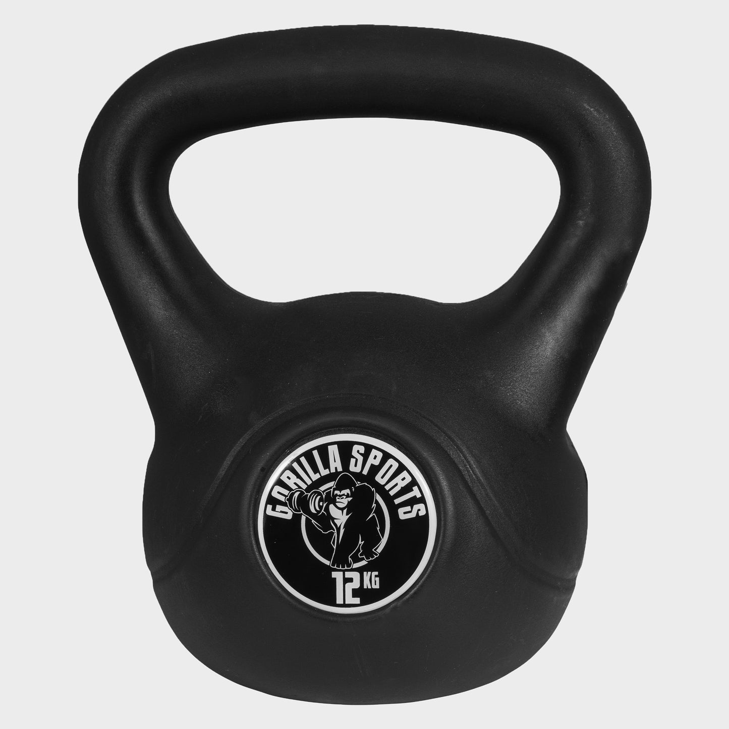 Plastic Coated Kettlebell 2-20 kg, Black
