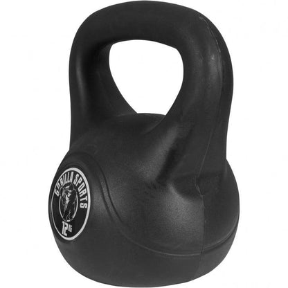 Plastic Coated Kettlebell 2-20 kg, Black