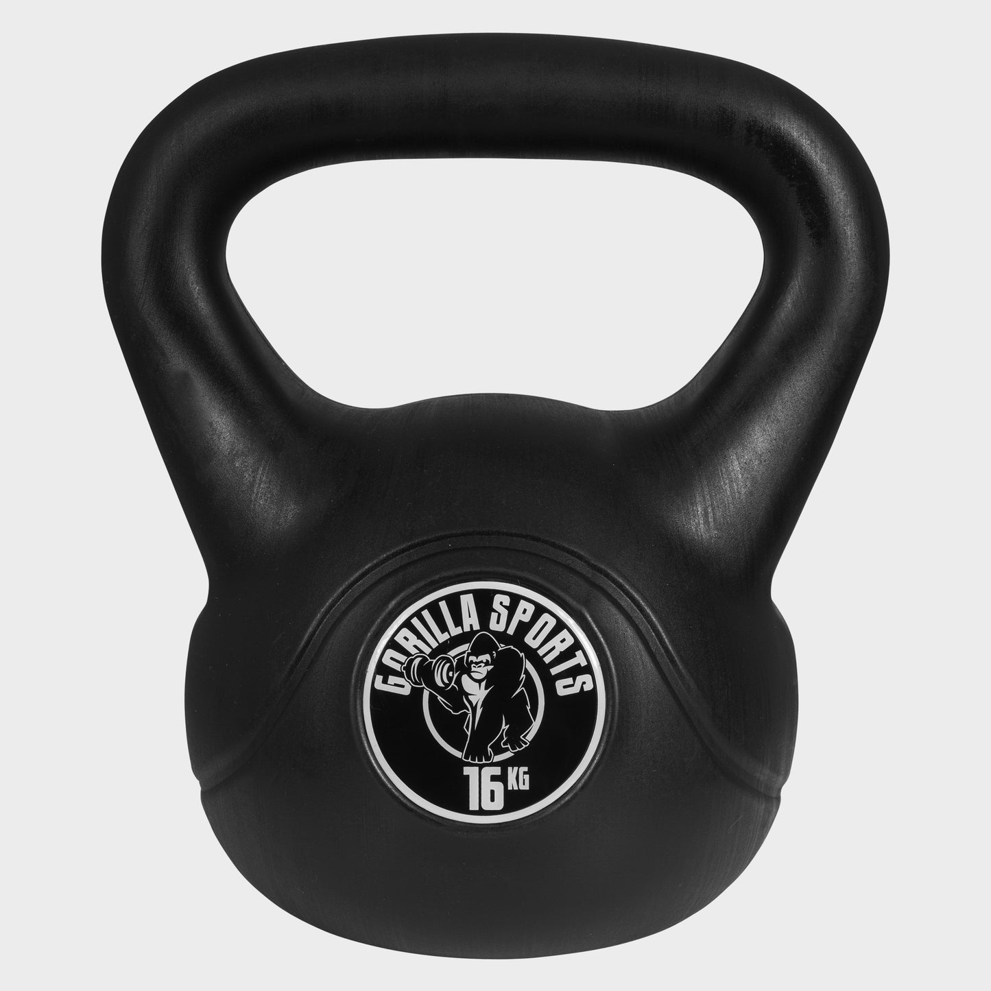 Plastic Coated Kettlebell 2-20 kg, Black