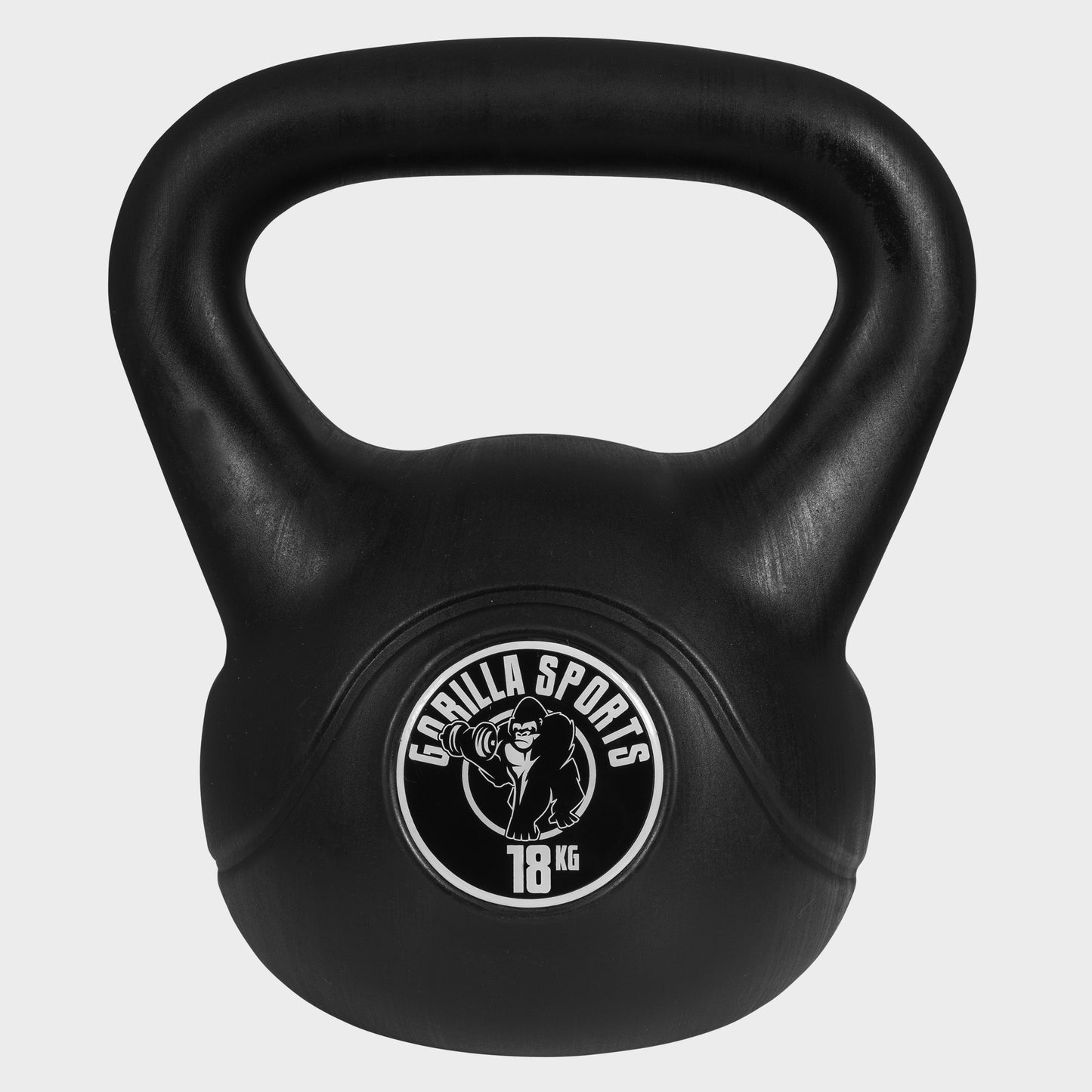Plastic Coated Kettlebell 2-20 kg, Black
