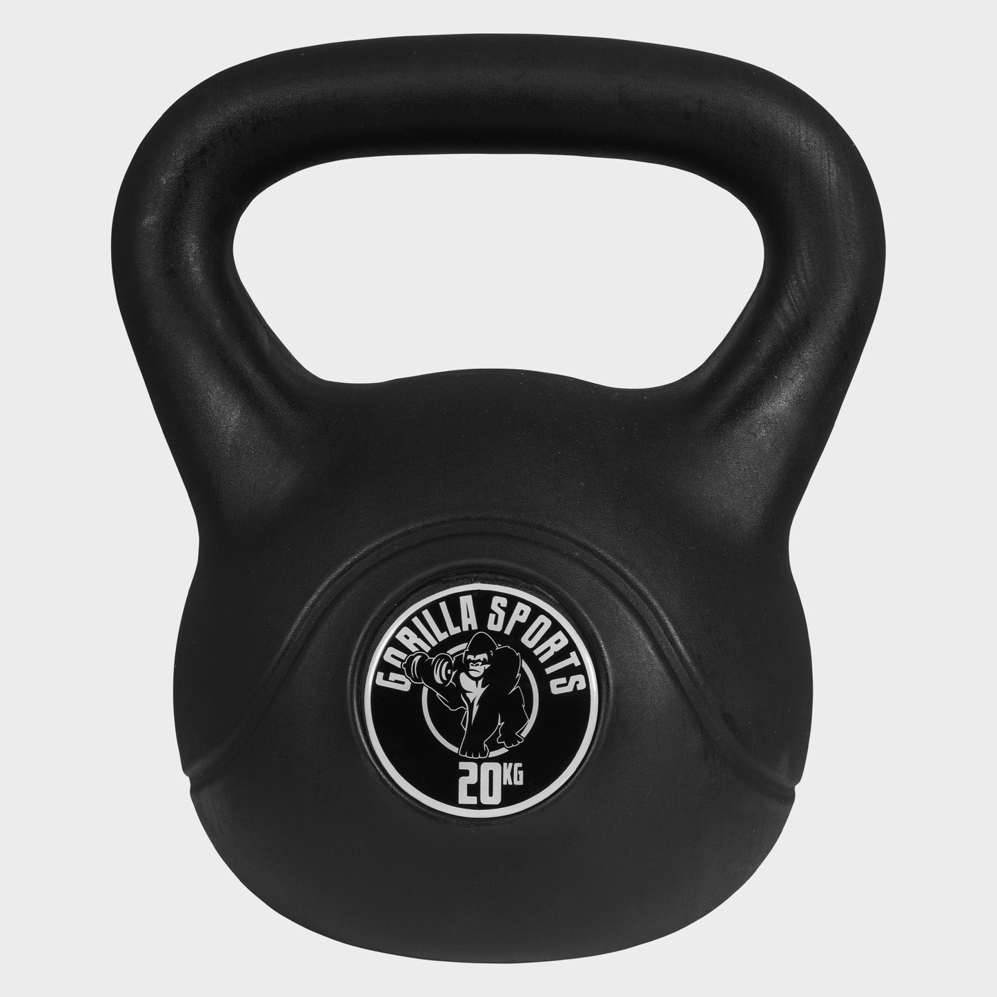 Plastic Coated Kettlebell 2-20 kg, Black