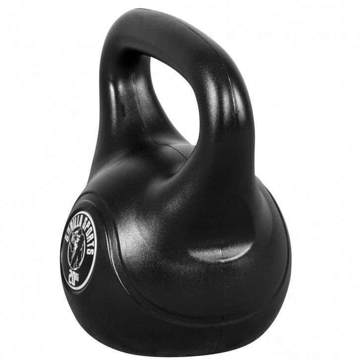 Plastic Coated Kettlebell 2-20 kg, Black