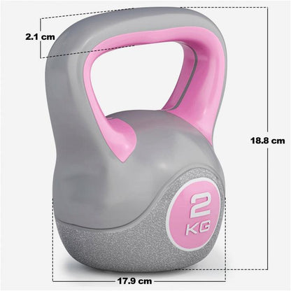 Plastic Coated Kettlebell 2 - 20 kg or in Set