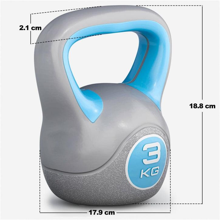 Plastic Coated Kettlebell 2 - 20 kg or in Set