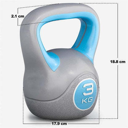 Plastic Coated Kettlebell 2 - 20 kg or in Set