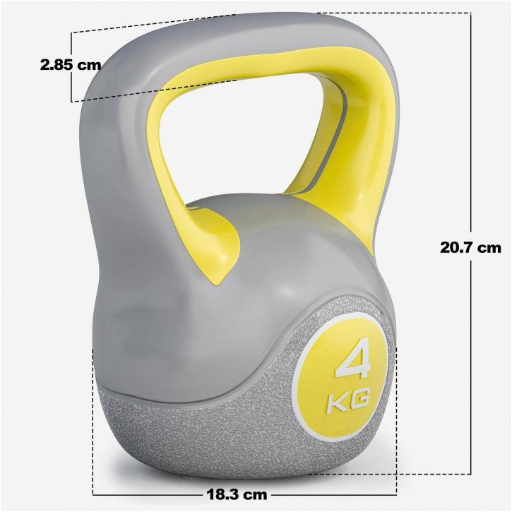 Plastic Coated Kettlebell 2 - 20 kg or in Set