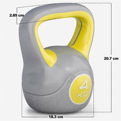 Plastic Coated Kettlebell 2 - 20 kg or in Set