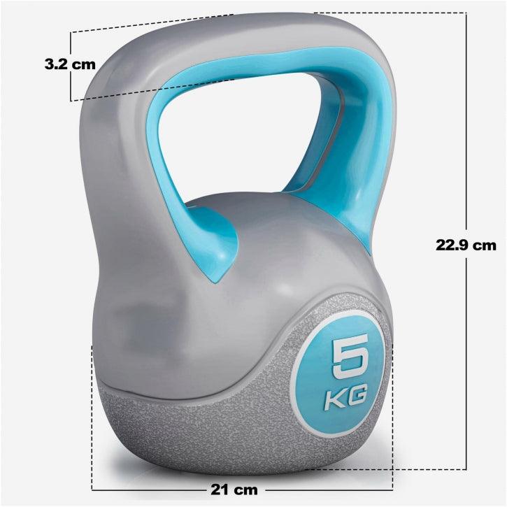 Plastic Coated Kettlebell 2 - 20 kg or in Set