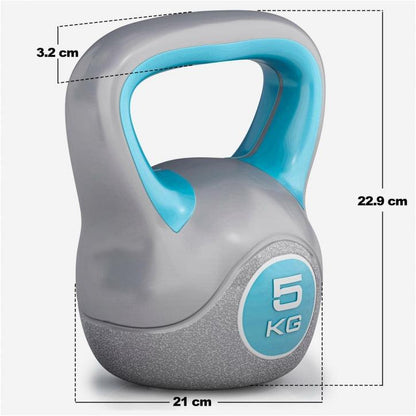 Plastic Coated Kettlebell 2 - 20 kg or in Set