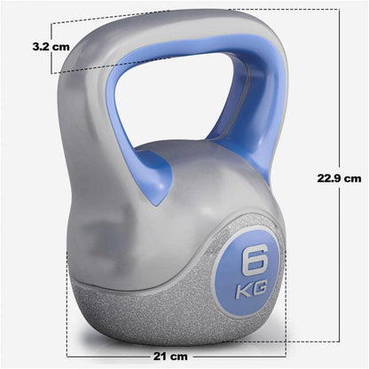 Plastic Coated Kettlebell 2 - 20 kg or in Set