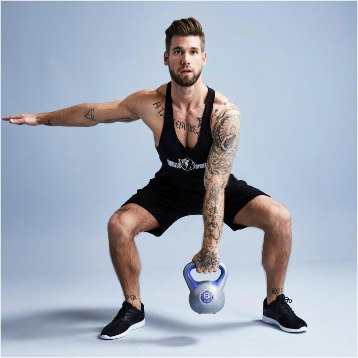 Plastic Coated Kettlebell 2 - 20 kg or in Set