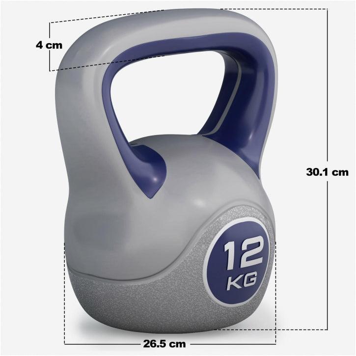 Plastic Coated Kettlebell 2 - 20 kg or in Set