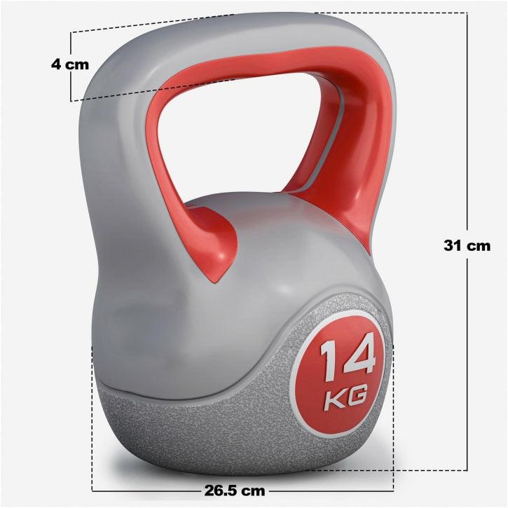 Plastic Coated Kettlebell 2 - 20 kg or in Set
