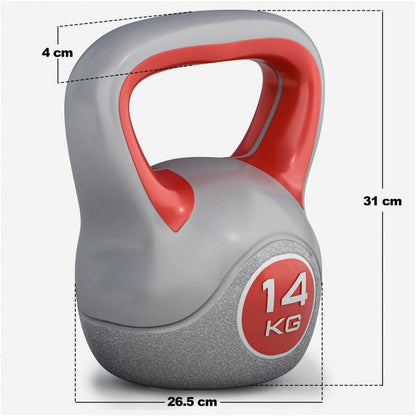 Plastic Coated Kettlebell 2 - 20 kg or in Set
