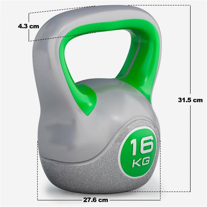 Plastic Coated Kettlebell 2 - 20 kg or in Set
