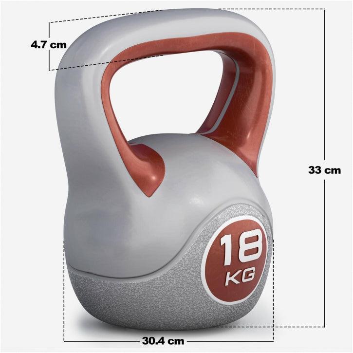 Plastic Coated Kettlebell 2 - 20 kg or in Set