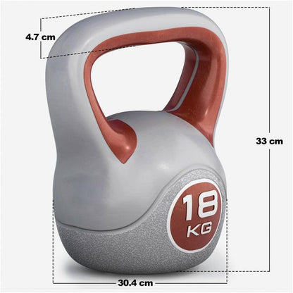Plastic Coated Kettlebell 2 - 20 kg or in Set
