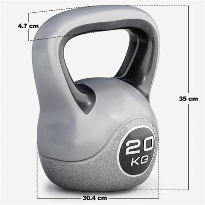 Plastic Coated Kettlebell 2 - 20 kg or in Set