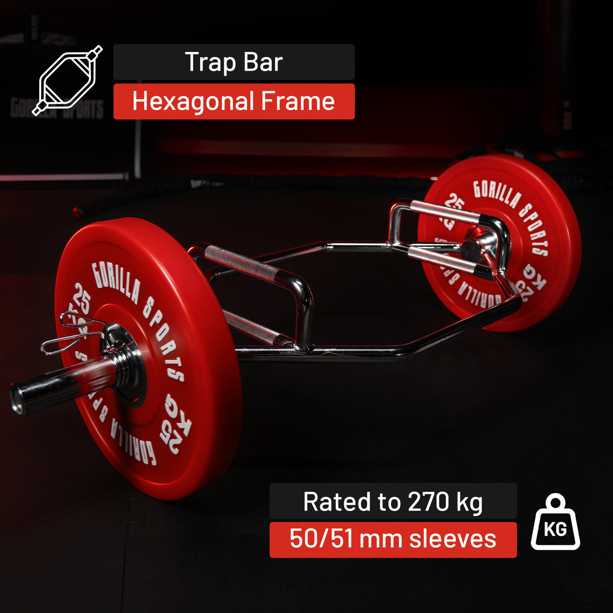 Trap Bar in Chrome