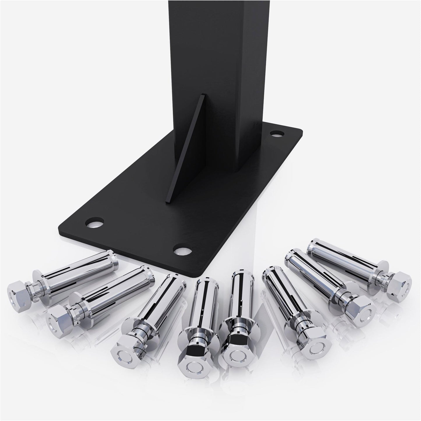 Ceiling-Mounted Pull-Up Bar (Black/White)