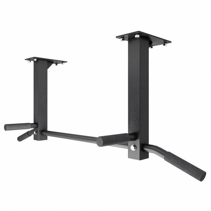 Ceiling-Mounted Pull-Up Bar (Black/White)
