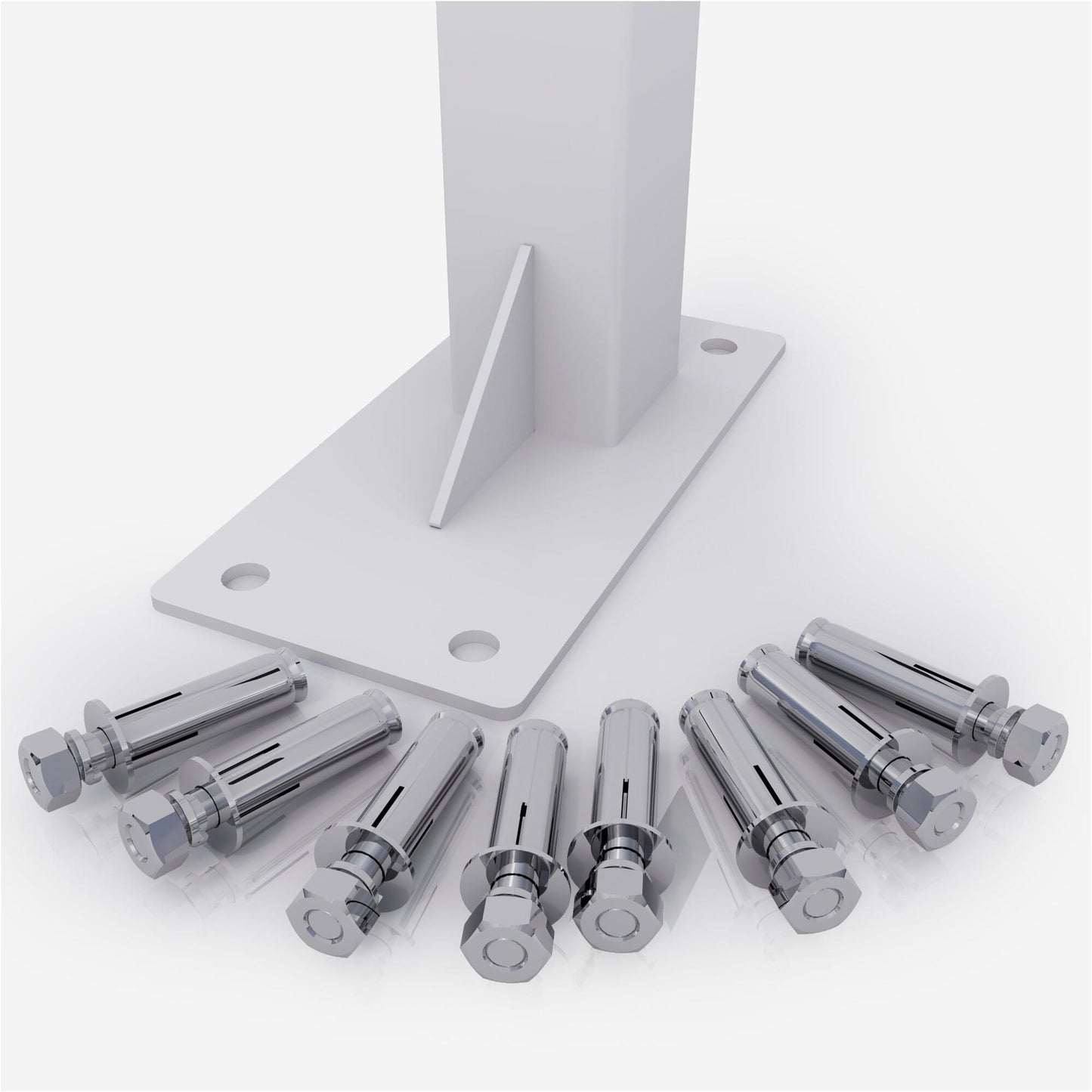 Ceiling-Mounted Pull-Up Bar (Black/White)