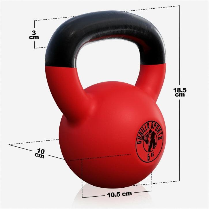 Neoprene Coated Cast Iron Kettlebell 2 kg - 28 kg